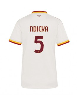 Ženski Nogometna dresi replika AS Roma Evan Ndicka #5 Gostujoči 2026-27 Kratek rokav Ženski Nogometna dresi replika AS Roma Evan Ndicka #5 Gostujoči 2026-27 Kratek rokav